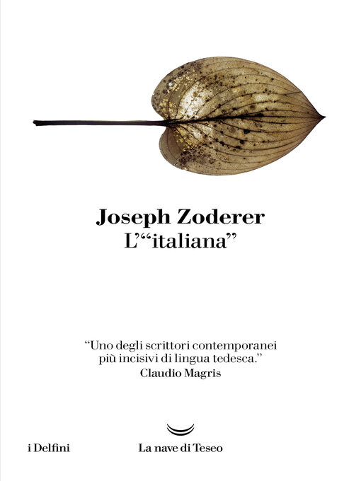 Title details for L'"italiana" by Joseph Zoderer - Available